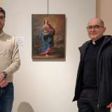 Ad accoglierci ci sono il direttore del museo, don Michele Amorosini e lo storico dell�arte Francesco De Nicolo (a sinistra), che ha curato il percorso dedicato a Giaquinto